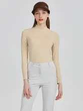 ゴルフ用 UVカット長袖Tシャツ【速乾・通気性・ハイネック・氷絲素材】