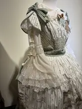 涼しげな姫袖シフォンシャツ【日焼け防止・ロリータ風・ストロベリーケーキデザイン・中袖】