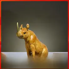 可愛いカートゥーンデザインのブラスヒョウモンダーニングビーストオフィスデスク装飾