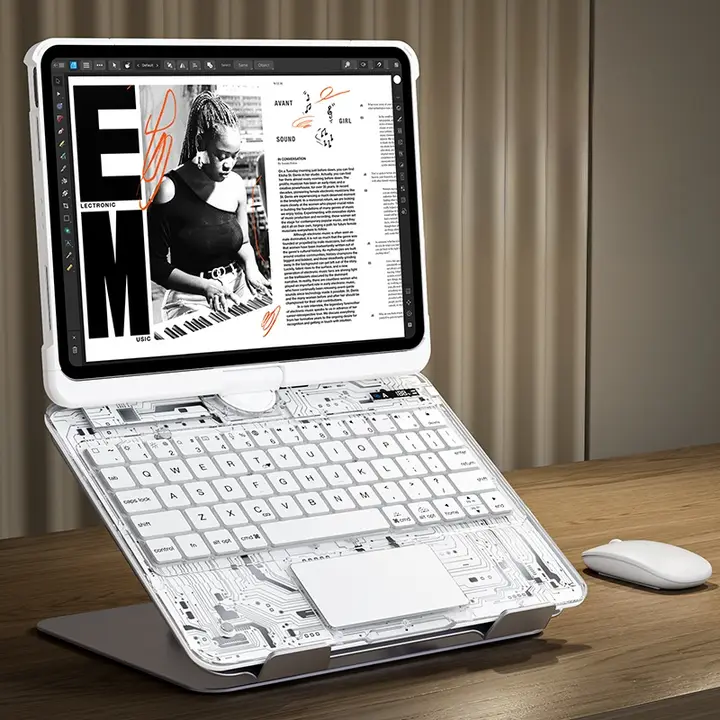iface mall iPad用妙控キーボード対応ケース【プロ11インチ・エア6・ブルートゥース・保護カバー】