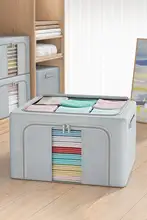 大容量収納ボックス【家庭用・布製・衣類・毛布整理・折りたたみ式】
