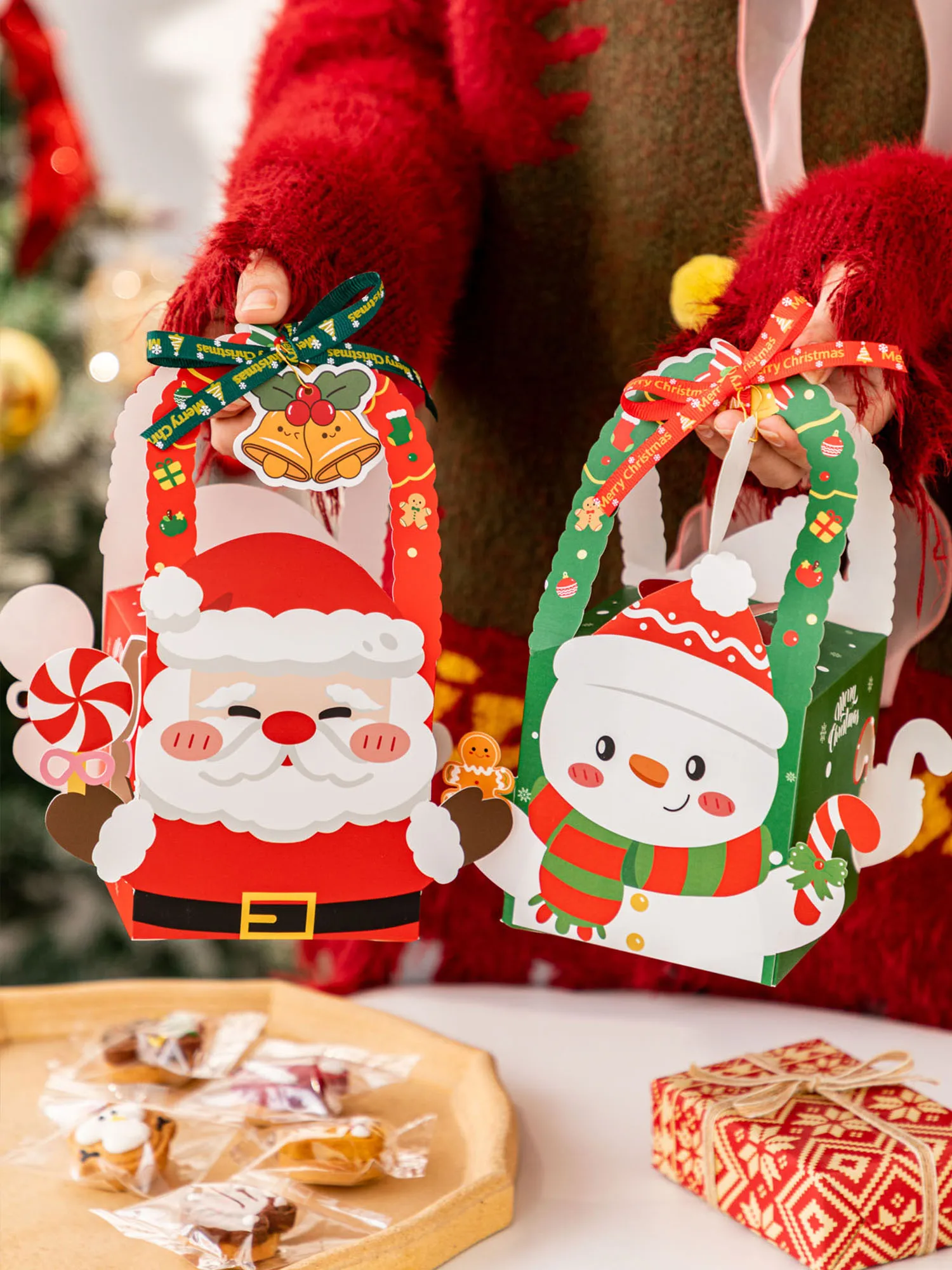 クリスマス用アップルギフトボックス：小学生男の子向けの手作 り体験を可能にするアイテム