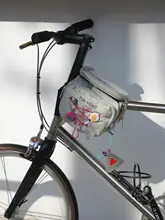 スマートフォン用可視収納バッグ【前横梁取り付けタイプ・自転車用】