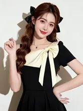 シンプルなブラックオフショルダーワンピース【女性用・夏・タイトフィット・誕生日向け】