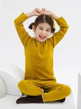 極上の柔らかさの子供用保温インナーウェア【男女兼用・パジャマ・冬用】（セットアップ対応）