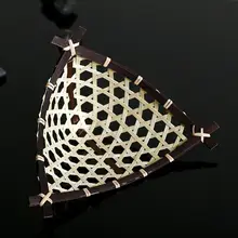手作り竹製三角バスケット【寿司や刺身用トレー・揚げ物やフルーツ用】