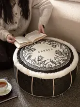 高級チューリップデザインのクッションスツール【厚手・毛羽立ちのある用】