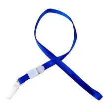 1.0cmプラスチックフック付きIDカードホルダー吊り紐【学生用・イベント用・社員証対応】