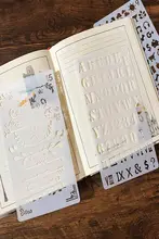 手帳用フィルムスタンプ型ぬりえツール【DIY・華やかな装飾用】