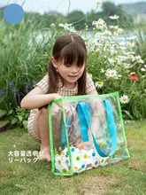 透明PVC製コアラデザインの子供用手提げバッグ【お菓子・おもちゃ・水着収納可能・防水】
