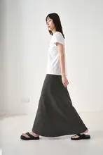 Aラインフィッシュテールスカート【32s精梳全棉・女性用】