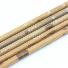 手作り毛筆【狼毛85%・グラデーション模様・花の牛角・中楷書・行草書用】