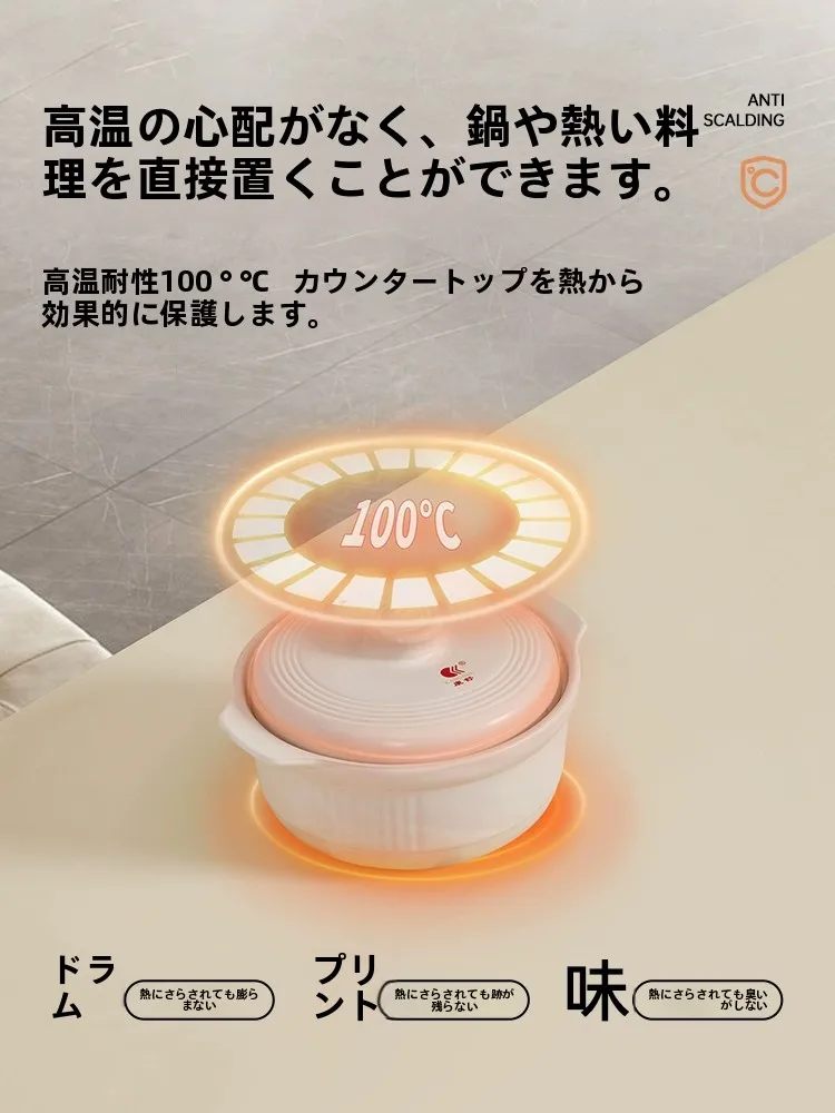 キッチンカウンターにぴったりの防水・耐熱マットは、どう選ぶ？