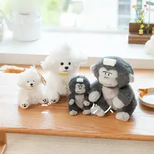 可愛らしい犬のぬいぐるみ【癒し系・インテリア飾り・誕生日ギフト】