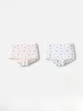 ボクサーショーツ キッズ ガールズ モダール 食い込みにくい 肌触り良好 ふんわり 可愛い 2点セット「Balabala」