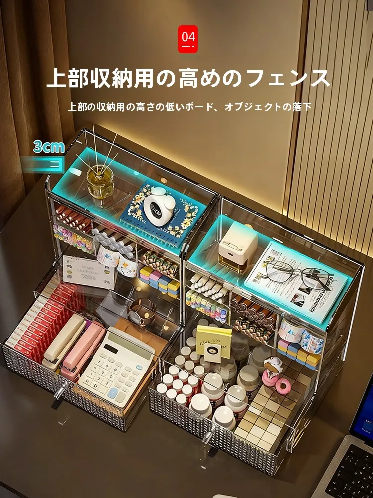 デスク上収納ボックス：スリムペンスタンドと書類整理の最適解