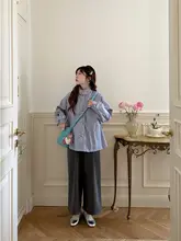 小柄な女の子におすすめのワイドレッグパンツ【ストレート・フィット】