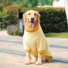 秋冬用ペット服｜カートゥーンデザインのフリースジャケット【中大型犬用】