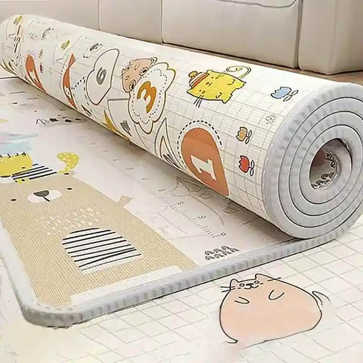 赤ちゃん用折りたたみクッションマット【防湿・防冷・厚手】