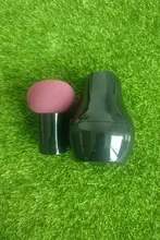 極上の柔らかさ！湿・乾両用の化粧スポンジ【小さなキノコ型・ファンデーション用】