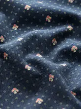 手作りDIYクッション【綿100%・灯芯絨生地・インテリ  ア用・森点刺繍】