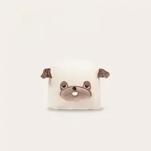 ぬいぐるみ クッション ハンドウォーマー パグ もこもこ ふわふわ ソファー用 癒やし 「LIVHEART」