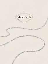Muses Earth 水波デザインウエストチェーン【シルバー・細身・スカート用アクセサリー】