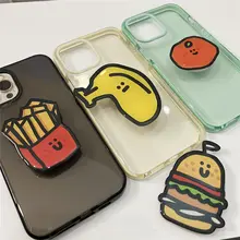 スマホリング ス  マホスタンド 伸縮式 アクリル製 キャラクター柄 スマホケース用