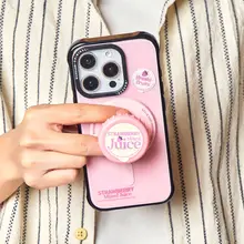 カラフルな瓶蓋デザインのマグネット式スマホスタンド【ユニークな個性派・創造的なデザイン】