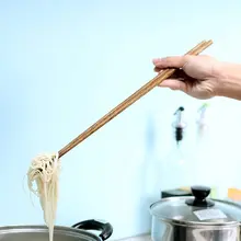 長柄木製調理用箸【油料理・鍋用・木製・多用途】
