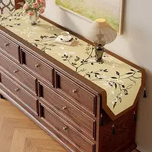 防水加工の八角テーブルクロス【中華風・気品あるデザイン・茶卓用】