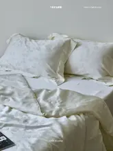 花柄デザインの柔らかシルク調夏用掛け布団四点セット【極上の柔らかさ・ランジェリー天竺】（セットアップ対応）