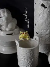 創造的な陶製トラの蓋付き茶碗＆インテリア飾り【家庭用・ユニークデザイン】