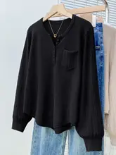 Vネックニットインナー【ボックスシルエット・不規則裾・フィット】