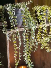 フェイクフラワー グリーン 植木鉢 プラント 吊りラン 装飾 オーナメント アートスタイル ギフト