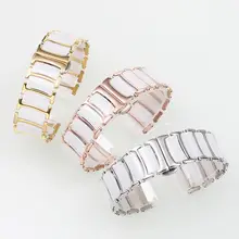 華為用 陶器製ホワイトスマートウォッチバンド【GTシリーズ対応・男女兼用】