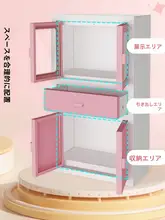 卓上収納庫 スチール製 コンパクト 小型 ミニキャビネット 寮 デスク 整理整頓