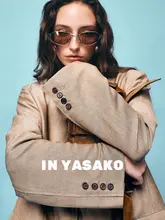 無領ジャケット【カジュアルスタイル・上品なAライントップス・パンツ】（セットアップ対応）