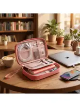 多機能デジタルアクセサリー収納バッグ【化粧品・ケーブル・ハードディスク・電源対応】