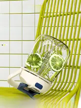 大容量ウォーターボトル【耐熱・夏用・フィットネス・携帯便利・女性用】