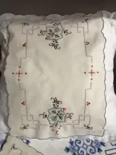 上質なコットン製 テーブルマット【滑り止め・耐磨耗・手作り刺繍デザイン】