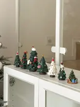 クリスマスツリー オーナメント 樹脂製 卓上インテリア 撮影小物 インスタ映え オフィス リビング