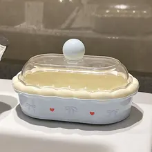 おしゃれなデザインの蓋付き石鹸置き【水切り機能・バスルーム用】