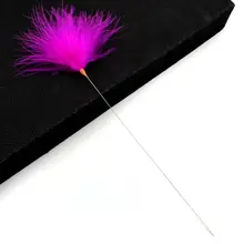 カラフルな耳かき【白鹅绒・銀針デザイン・芙蓉毛】