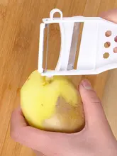 多機能キッチン用野菜スライサー【皮むき・スライス・千切り・おろし器付き】