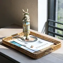 長方形トレー【欧風・デスク用収納バスケット・化粧台用・洗面用】