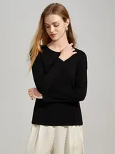 シンプルなデザインのレディース長袖Tシャツ【ラウンドネック・ゆったりフィット・春夏用】