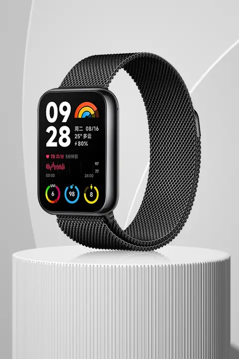 ミラニーズ金属製 スマートウォッチバンド【秋冬用・通気性・男女兼用・オリジナル接続】