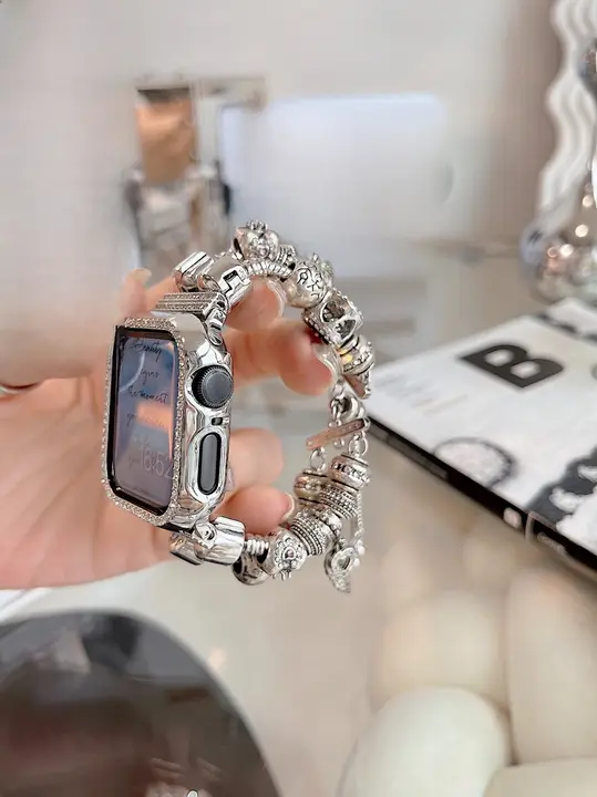 金属製 スマートウォッチバンド【Apple Watch対応・ワイドデザイン】