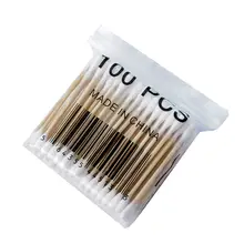 使い捨てコットン化粧用スティック【耳掃除・先細タイプ・家庭用】（セットアップ対応）